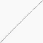 Cha&icirc;ne Igoa Maille For&ccedil;at Diamantee Or Blanc - Chaines Famille | Histoire d&rsquo;Or