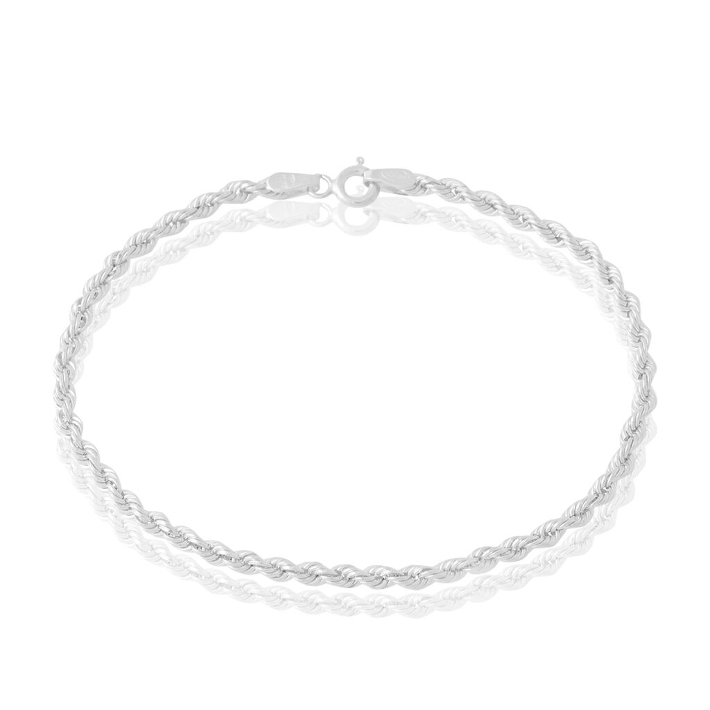 Bracelet Jerry Maille Corde Or Blanc - Bracelets chaîne Femme | Histoire d’Or