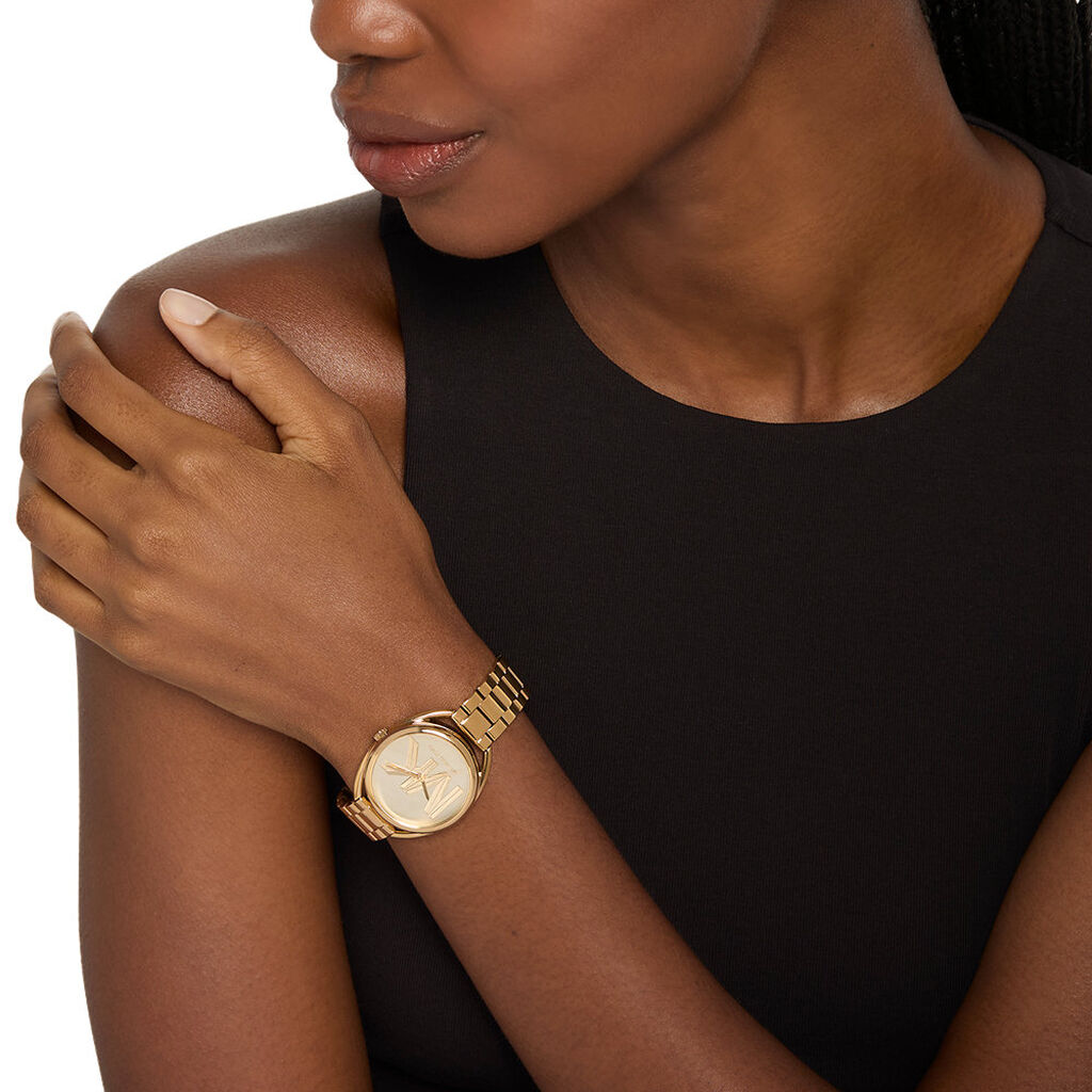 Montre Michael Kors Leia Dor&eacute; - Montres Femme | Histoire d&rsquo;Or