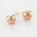 Boucles D'oreilles Puces Fidelia Boule Or Rose - Clous d'oreilles Femme | Histoire d’Or