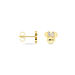 Boucles D'oreilles Puces Disney Acier Doré Cristaux - Boucles d'oreilles fantaisie Enfant | Histoire d’Or