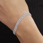 Bracelet Anthia Argent Blanc Oxyde De Zirconium - Bracelets Femme | Histoire d&rsquo;Or