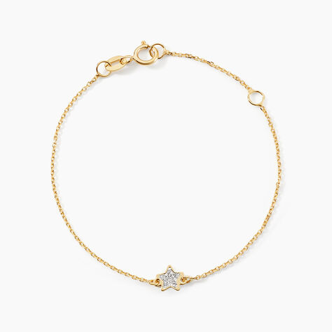 Bracelet Chirine Etoile Or Jaune - Bracelets Enfant | Histoire d’Or