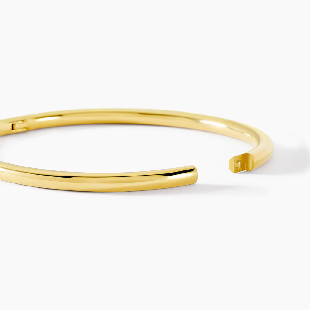 Bracelet Jonc Seville Acier Jaune - Bracelets joncs Femme | Histoire d’Or