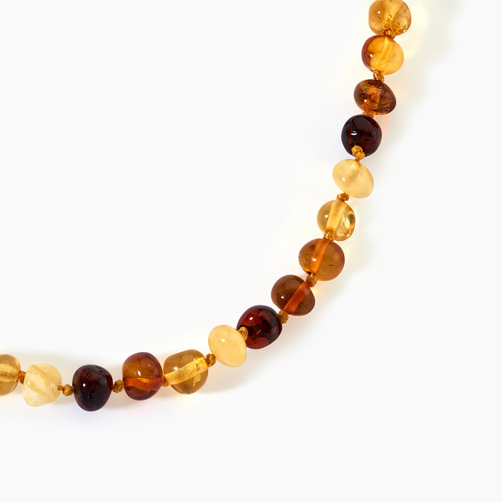 Collier Bebe Argent Blanc Moisha Ambres - Colliers Enfant | Histoire d&rsquo;Or