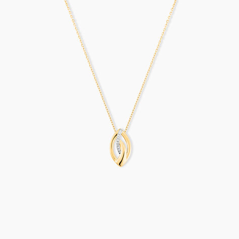 Collier Or Jaune Sven Diamant - Colliers Femme | Histoire d’Or