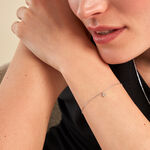 Bracelet Mayane Argent Blanc - Bracelets Femme | Histoire d&rsquo;Or