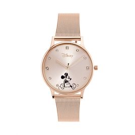 Montre Disney Doré Rose - Montres Femme | Histoire d’Or