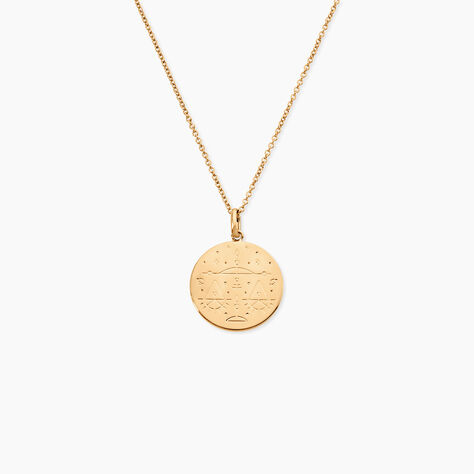 Collier Astro Plaqu&eacute; Or - Colliers Zodiaque Femme | Histoire d&rsquo;Or
