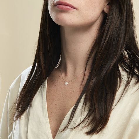 Collier Eryne Or Blanc - Colliers Femme | Histoire d’Or