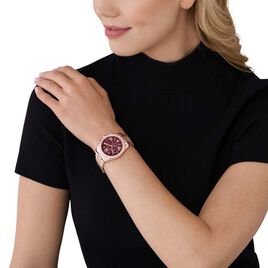 Montre Michael Kors Lexington Bordeaux - Montres Femme | Histoire d’Or
