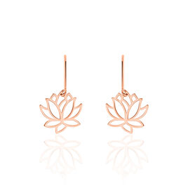 Boucles D'oreilles Pendantes Rosita Argent Rose - Boucles d'oreilles fantaisie Femme | Histoire d’Or