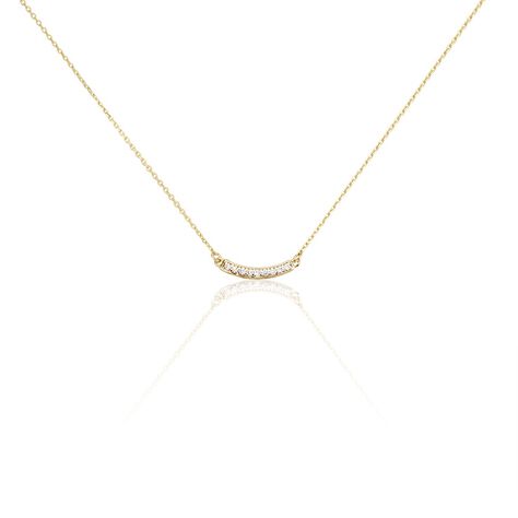Collier Plaqué Or Kumb Oxydes De Zirconium - Colliers fantaisie Femme | Histoire d’Or