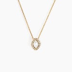 Collier Collection Icone Or Jaune Diamant Synth&eacute;tique - Colliers Femme | Histoire d&rsquo;Or