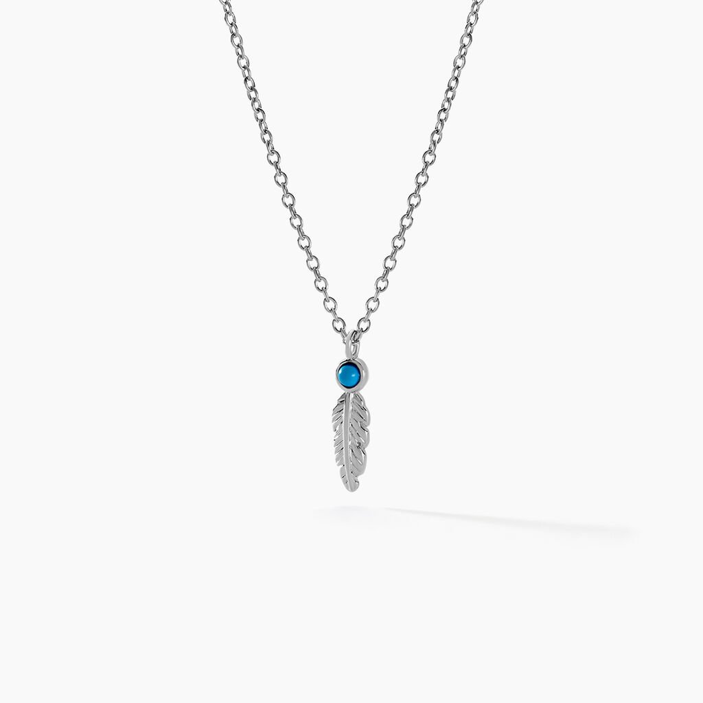 Collier Nahara Argent Blanc Oxyde De Zirconium - Colliers fantaisie Femme | Histoire d&rsquo;Or