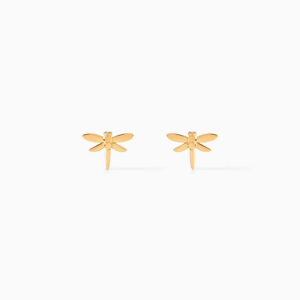 Boucles D'oreilles Puces Noelene Or Jaune - Clous d'oreilles Enfant | Histoire d&rsquo;Or