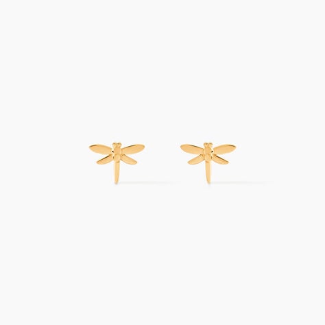 Boucles D'oreilles Puces Noelene Or Jaune - Clous d'oreilles Enfant | Histoire d&rsquo;Or