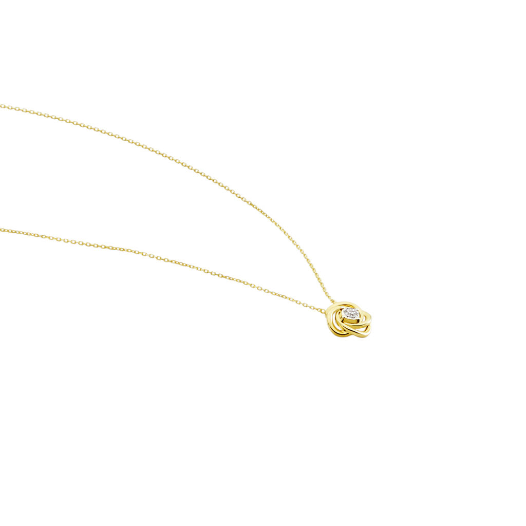 Collier Or Jaune Urlanie Diamants - Colliers Femme | Histoire d’Or