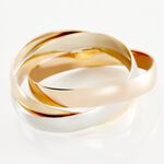 Alliance Entrelacee Ruban Plat Or Tricolore - Alliances Unisex | Histoire d&rsquo;Or