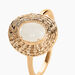 Bague Linna Plaqué Or Jaune Pierre De Lune - Bagues solitaires Femme | Histoire d’Or