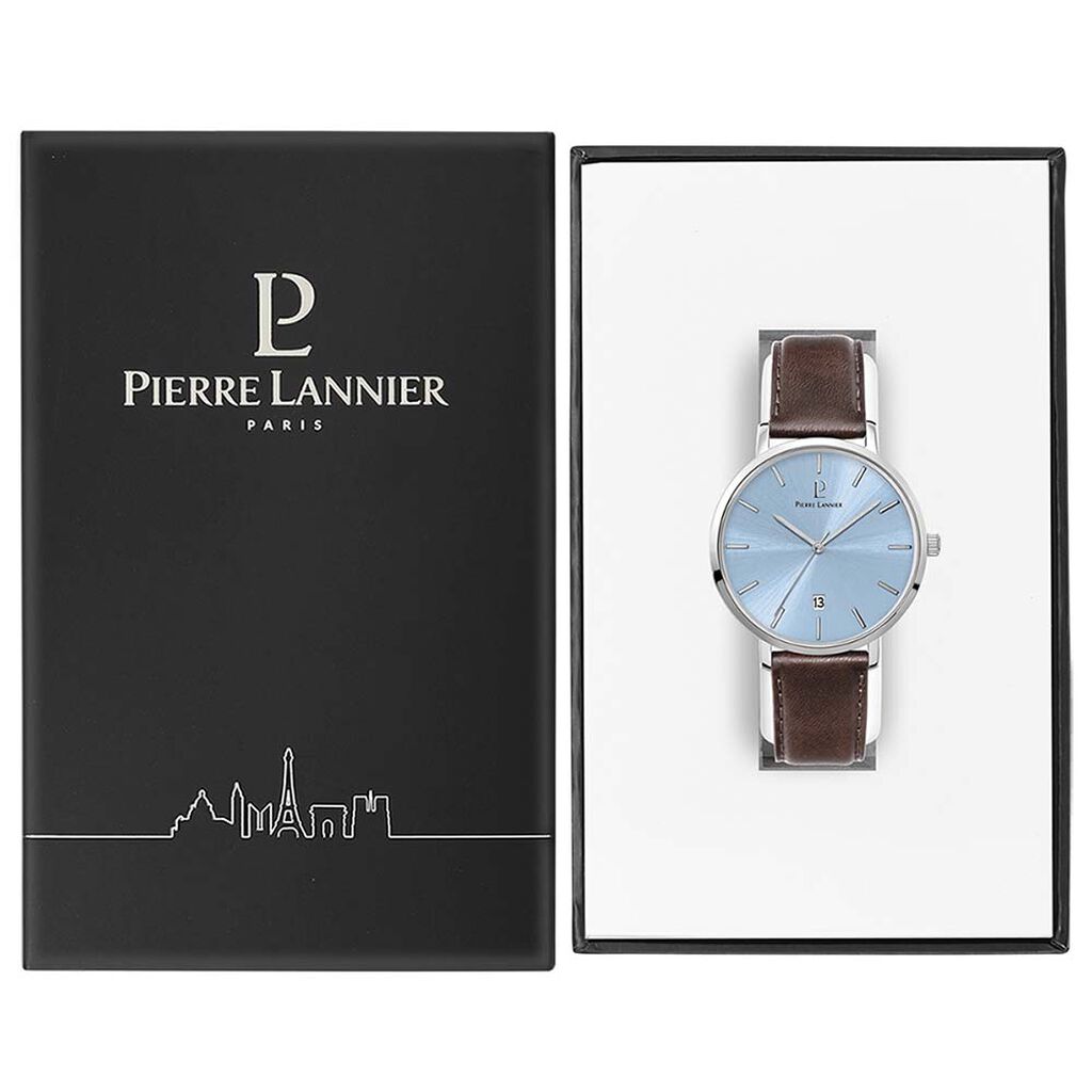 Montre Pierre Lannier Collection Echo Bleu - Montres Homme | Histoire d’Or