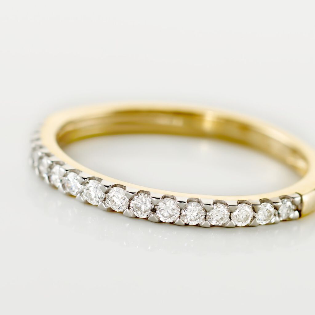 Bague Gizella Or Jaune Diamant - Alliances Femme | Histoire d’Or