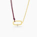 Collier Infini Pop Argent Jaune Oxyde De Zirconium - Colliers fantaisie Famille | Histoire d’Or