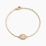 Bracelet Dixie Plaqu&eacute; Or Dor&eacute; Oxyde De Zirconium - Bracelets Femme | Histoire d&rsquo;Or