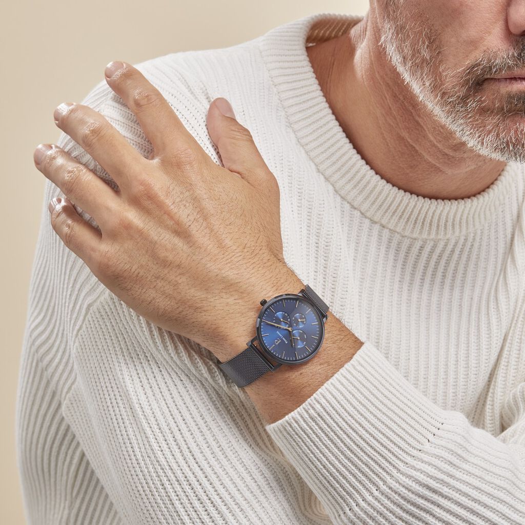 Montre Pierre Lannier Echo Bleu - Montres Homme | Histoire d’Or