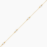 Cha&icirc;ne De Cheville Akif Or Jaune Perle De Culture - Cha&icirc;nes de cheville Femme | Histoire d&rsquo;Or