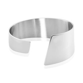 Bracelet Manchette Signature Acier Blanc - Bracelets fantaisie Femme | Histoire d’Or