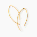 Cr&eacute;oles Helle Amande Or Jaune - Boucles d'oreilles cr&eacute;oles Femme | Histoire d&rsquo;Or