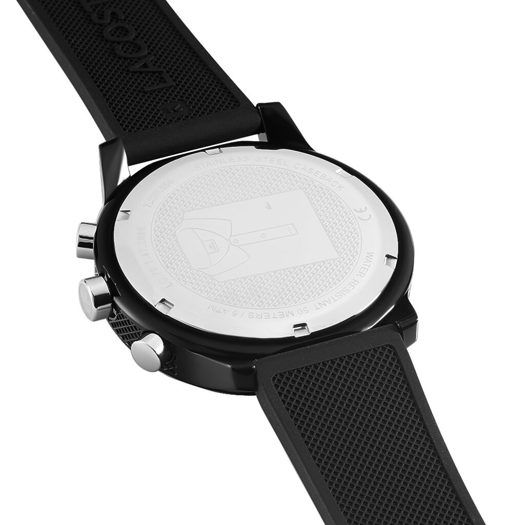 Montre Lacoste 12.12 Noir - Montres Homme | Histoire d’Or