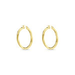 Cr&eacute;oles Or Jaune Torsad&eacute; - Boucles d'oreilles cr&eacute;oles Femme | Histoire d&rsquo;Or