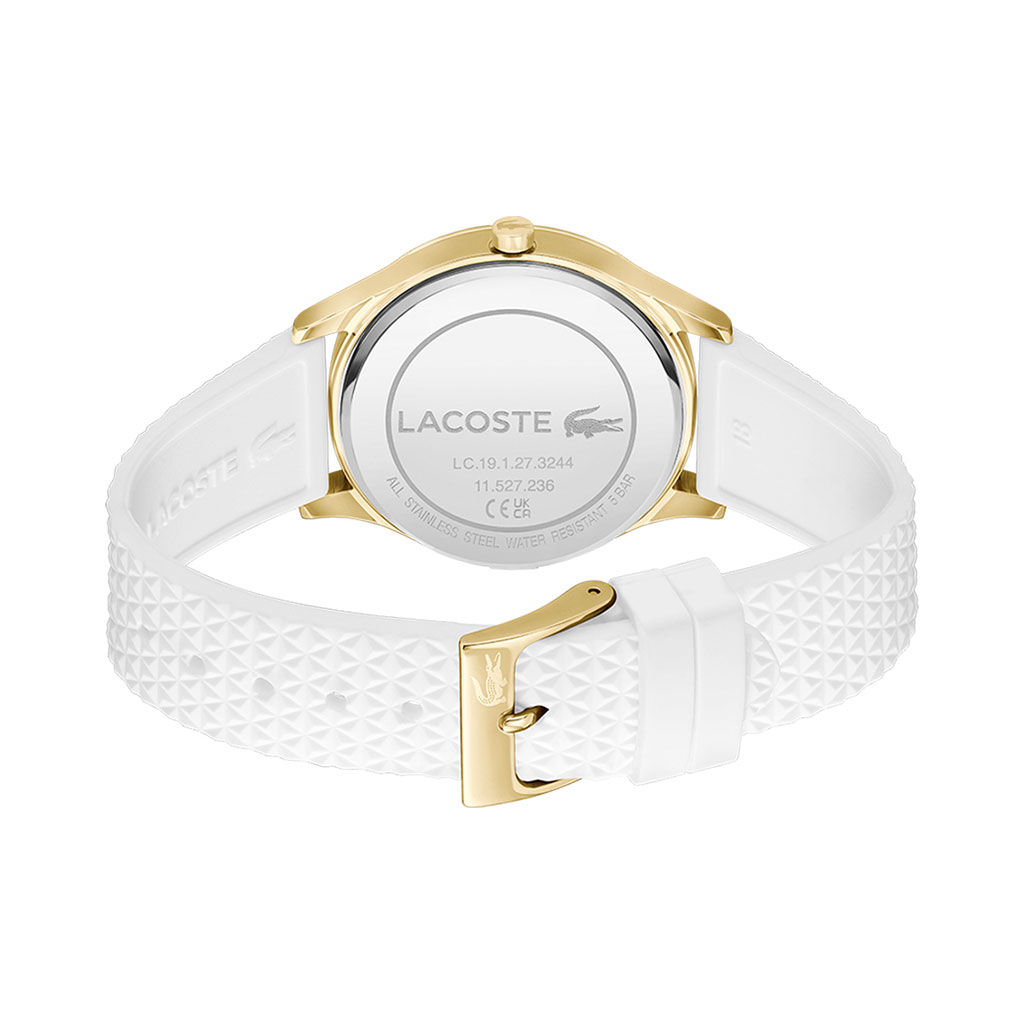Montre Lacoste Crocodelle Blanc - Montres Femme | Histoire d&rsquo;Or