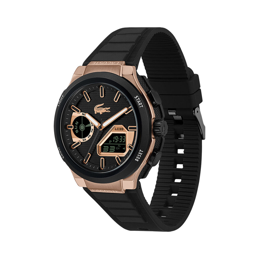 Montre Lacoste Lc33 Noir - Montres Homme | Histoire d&rsquo;Or