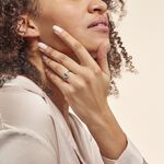 Bague Perez Argent Blanc Oxyde De Zirconium - Bagues solitaires Femme | Histoire d&rsquo;Or