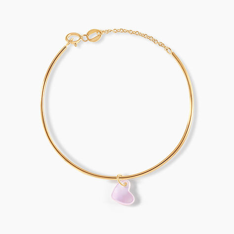 Bracelet Jonc Ida Coeur Or Jaune - Bracelets Coeur Enfant | Histoire d’Or