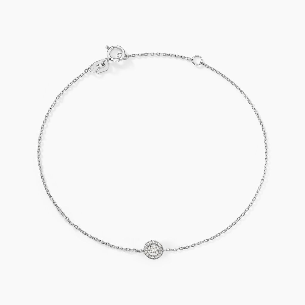 Bracelet Domitia Or Blanc Diamant - Bracelets Femme | Histoire d’Or