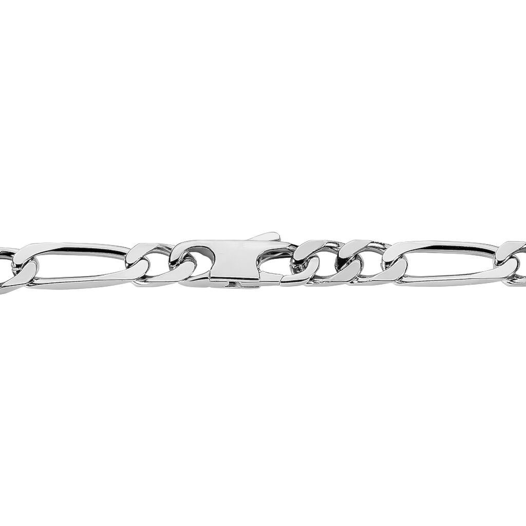 Bracelet Identité Vivian Argent Blanc - Gourmettes Femme | Histoire d’Or