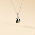 Collier Sara-luna Argent Blanc Perle De Culture Et Oxyde De Zirconium - Colliers fantaisie Femme | Histoire d&rsquo;Or