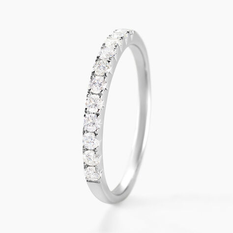 Alliance Pristina Or Blanc Diamant - Alliances Femme | Histoire d’Or