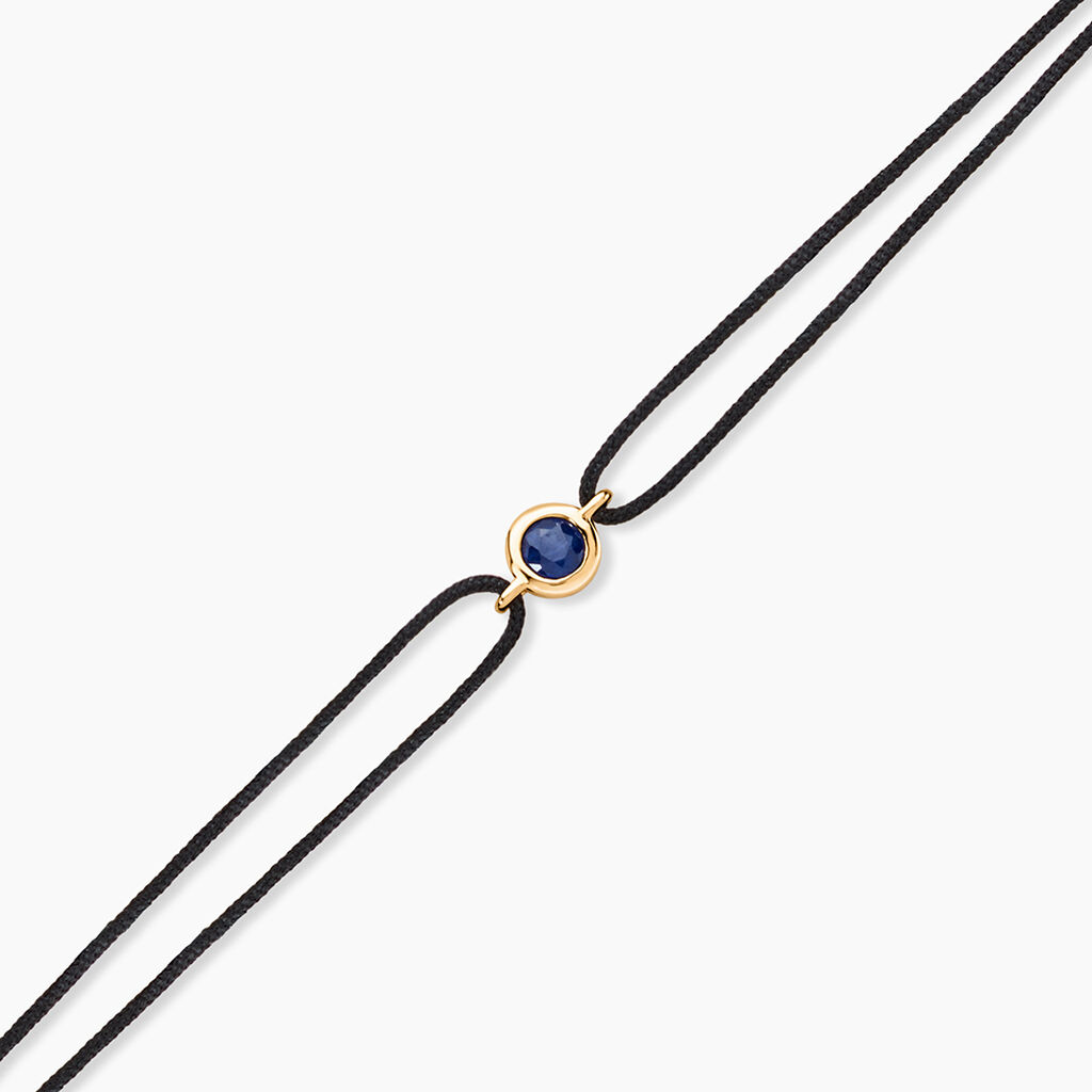 Bracelet Tere Or Jaune Saphir - Bracelets cordon Femme | Histoire d’Or