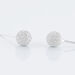 Boucles D'oreilles Puces Ayana Argent Blanc - Boucles d'oreilles fantaisie Femme | Histoire d’Or