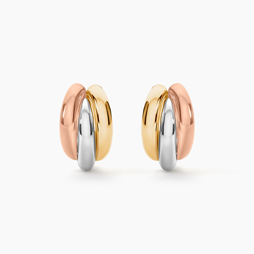 Boucles D'Oreilles Puces Farha Or Jaune - Clous d'oreilles Femme | Histoire d&rsquo;Or