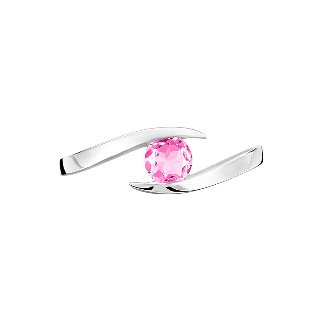 Bague Tiphaine Or Blanc Tourmaline - Bagues solitaires Femme | Histoire d’Or