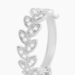 Bague Argent Blanc Cynome Oxydes De Zirconium - Bagues avec pierre Femme | Histoire d&rsquo;Or