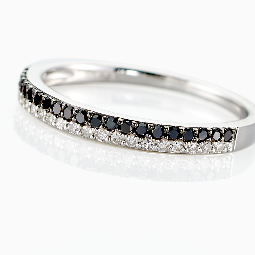 Bague Maissara Or Blanc Diamant - Bagues avec pierre Femme | Histoire d’Or