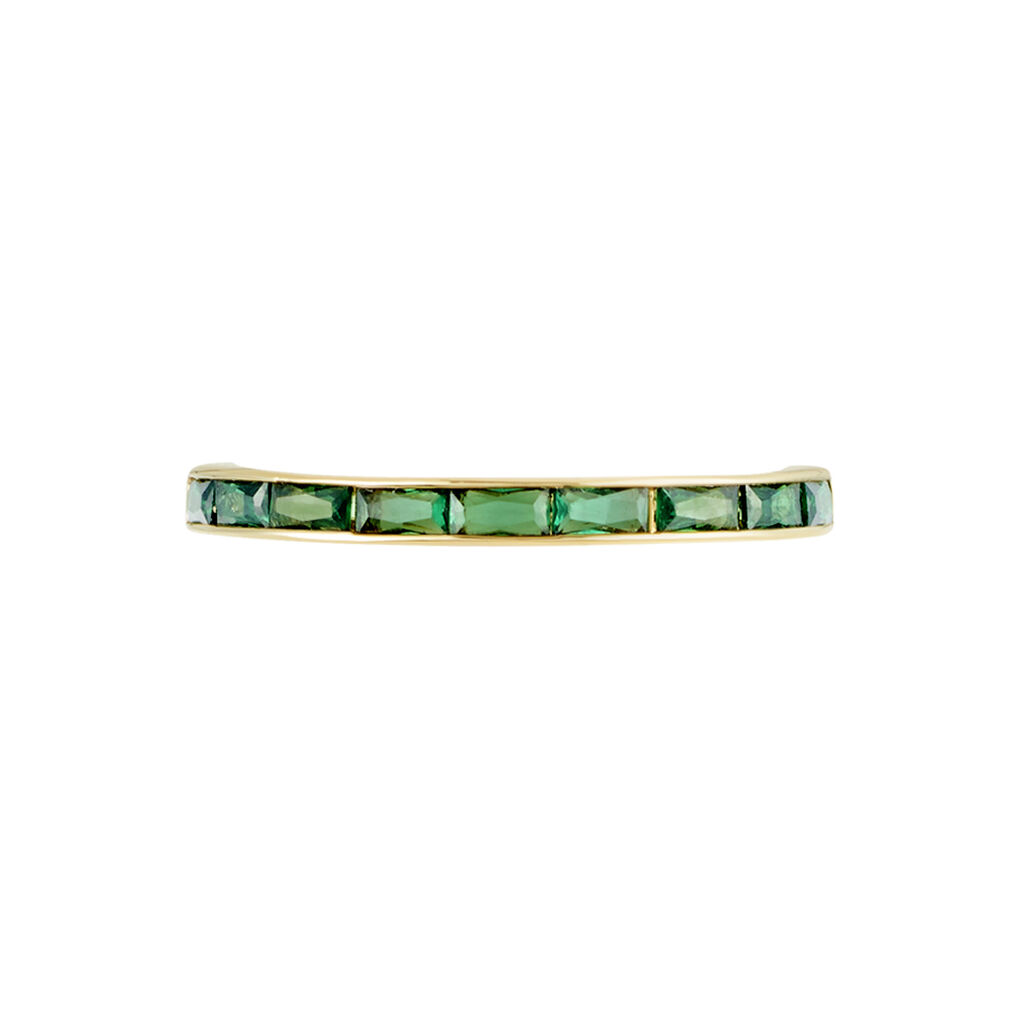Bague Plaqué Or Jai Oxyde De Zirconium - Bagues avec pierre Femme | Histoire d’Or
