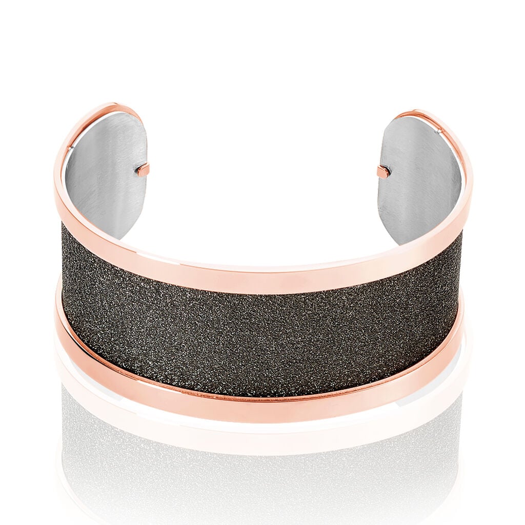 Bracelet Jonc Acier Rose - Bracelets Femme | Histoire d&rsquo;Or